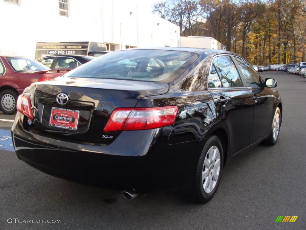 2008 Camry XLE - Black / Ash photo #5