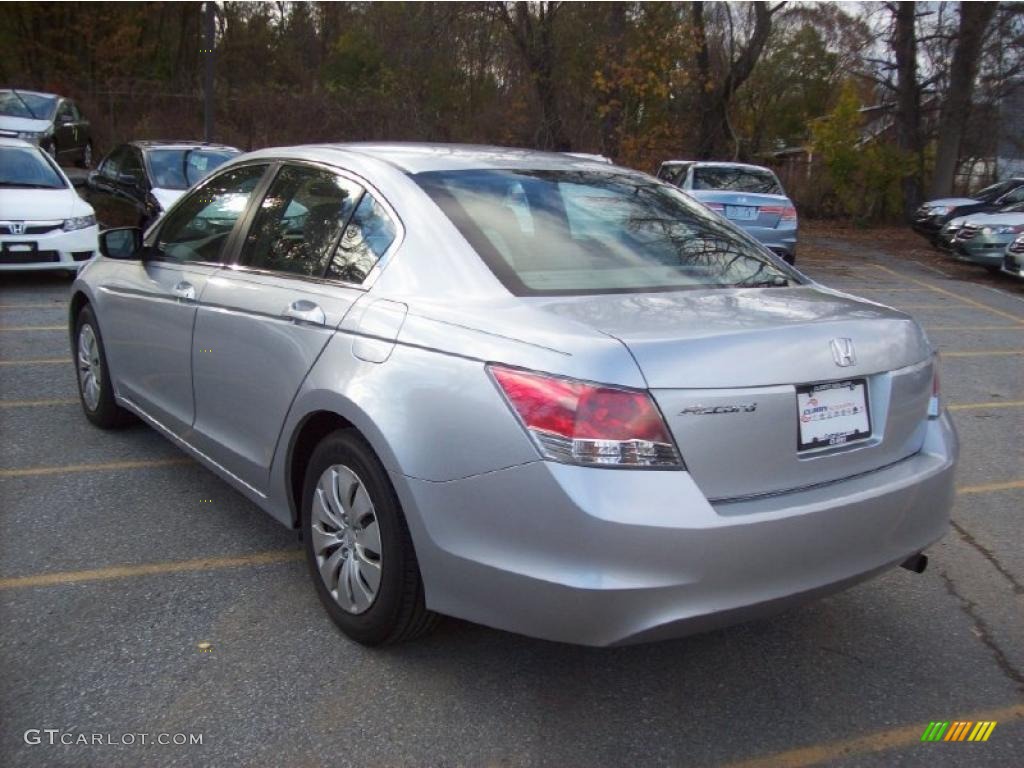 Alabaster Silver Metallic 2009 Honda Accord LX Sedan Exterior Photo #39591669