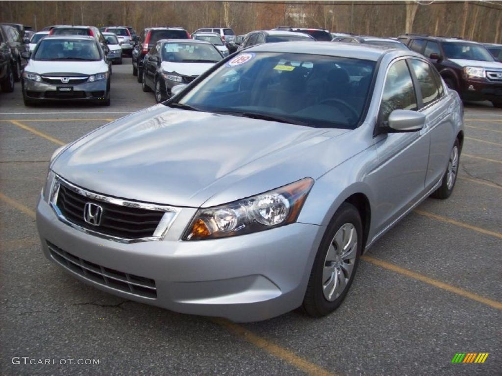Alabaster Silver Metallic 2009 Honda Accord LX Sedan Exterior Photo #39591901