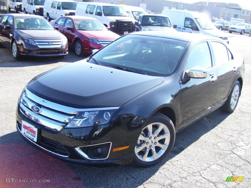 2011 Fusion SEL V6 - Tuxedo Black Metallic / Charcoal Black photo #1