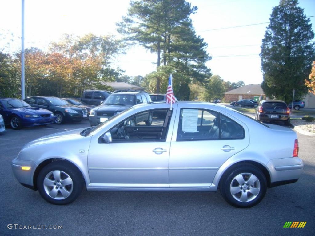 2004 Jetta GLS Sedan - Reflex Silver Metallic / Grey photo #2