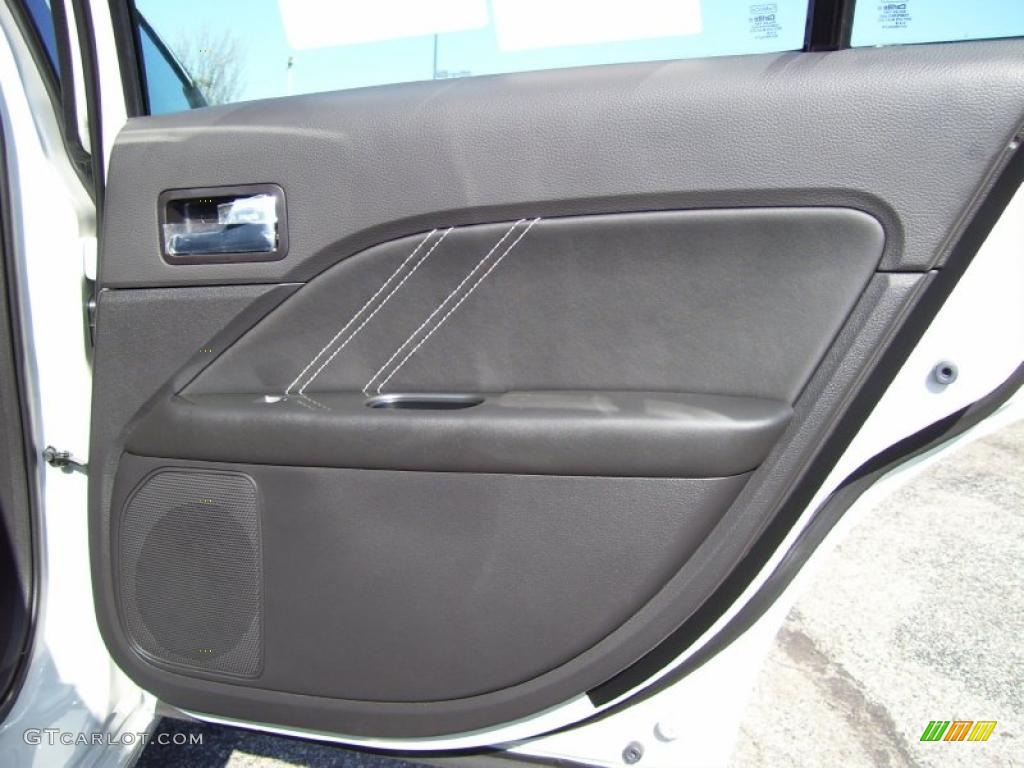 2011 Fusion SEL V6 - White Suede / Charcoal Black photo #13