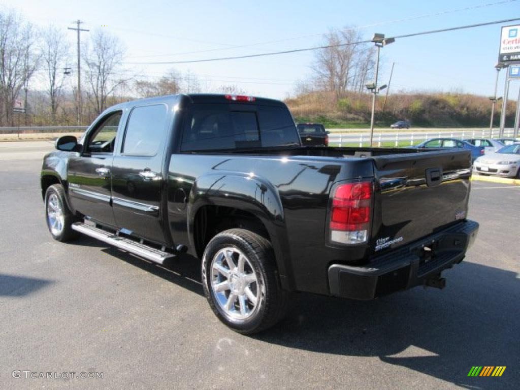 2008 Sierra 1500 Denali Crew Cab AWD - Onyx Black / Ebony photo #7