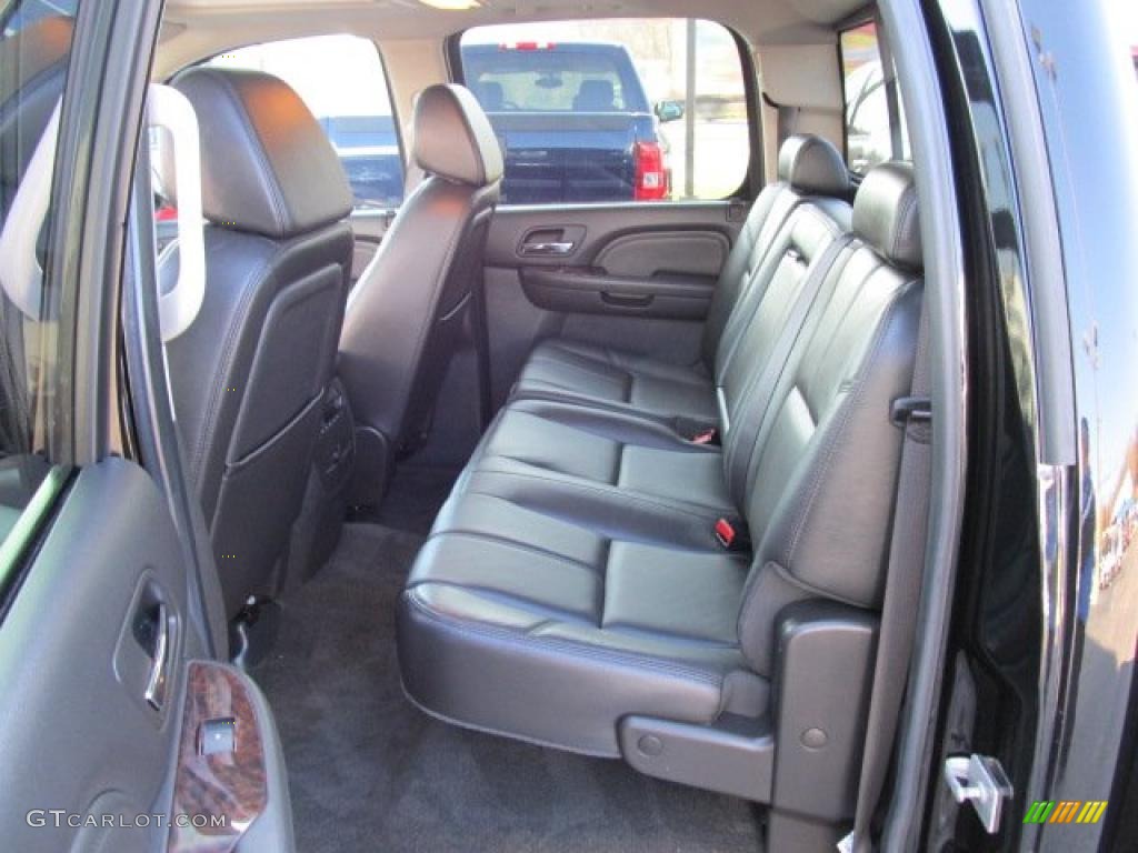 2008 Sierra 1500 Denali Crew Cab AWD - Onyx Black / Ebony photo #20
