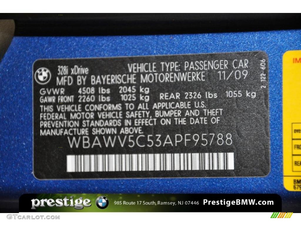 2010 3 Series 328i xDrive Coupe - Montego Blue Metallic / Saddle Brown Dakota Leather photo #10