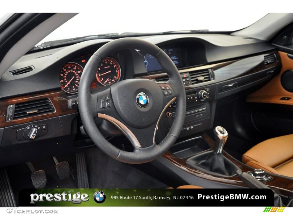 2010 3 Series 328i xDrive Coupe - Montego Blue Metallic / Saddle Brown Dakota Leather photo #14