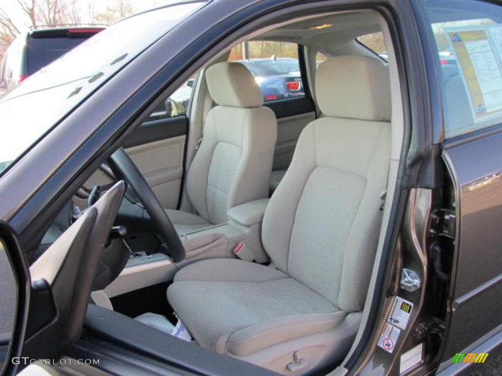 Off Black Interior 2009 Subaru Legacy 2.5i Sedan Photo #39595991