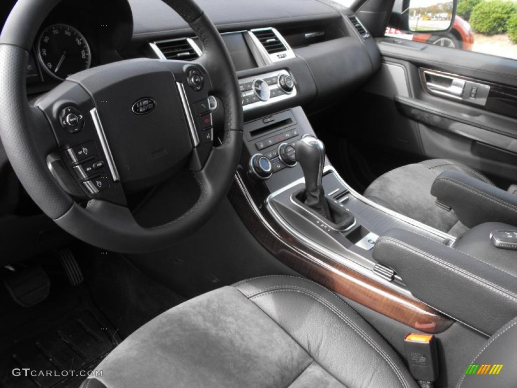 2011 Land Rover Range Rover Sport GT Limited Edition Ebony/Lunar Dashboard Photo #39596091