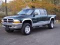 2001 Forest Green Pearl Dodge Dakota SLT Quad Cab 4x4  photo #1