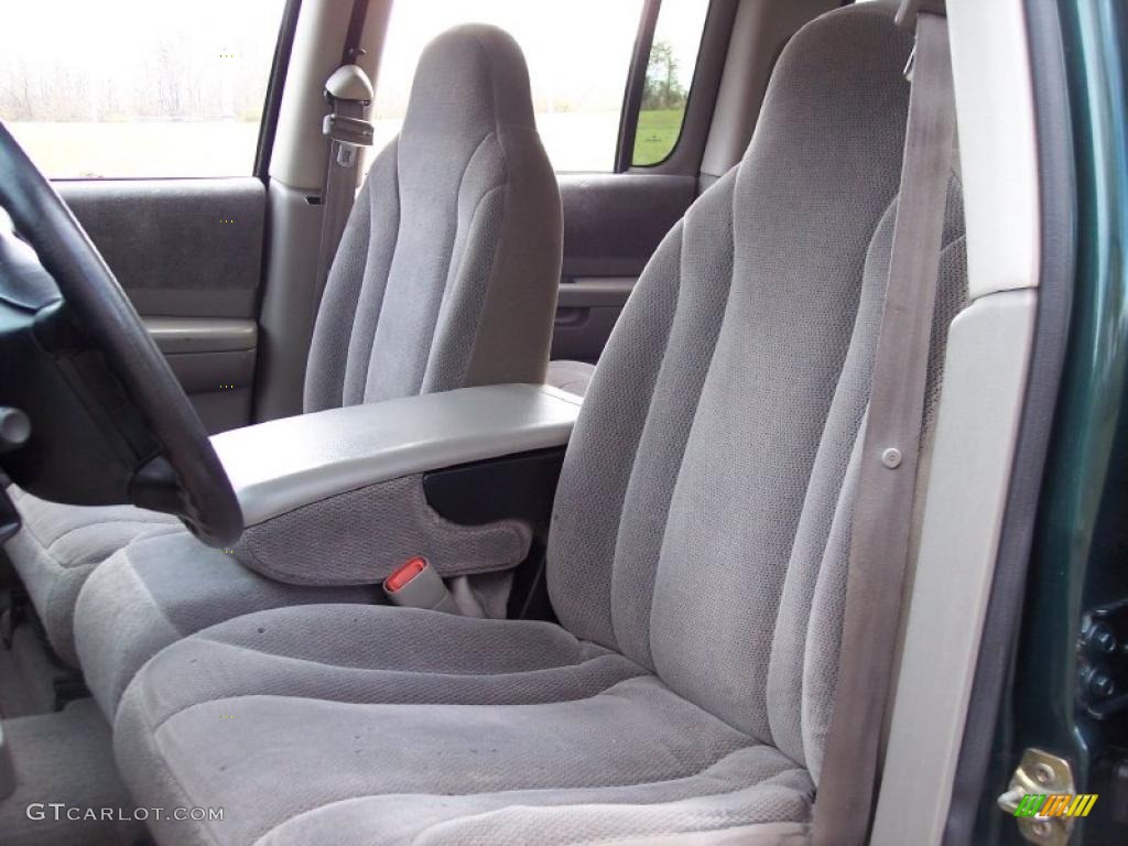 Dark Slate Gray Interior 2001 Dodge Dakota SLT Quad Cab 4x4 Photo #39600593