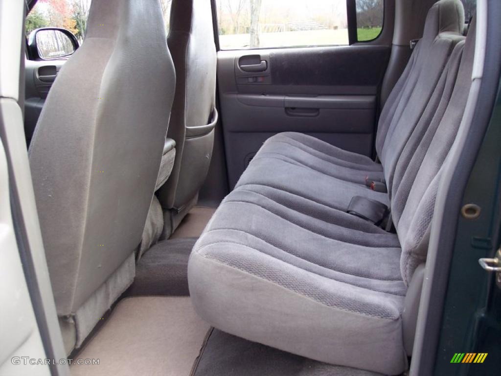 Dark Slate Gray Interior 2001 Dodge Dakota SLT Quad Cab 4x4 Photo #39600653