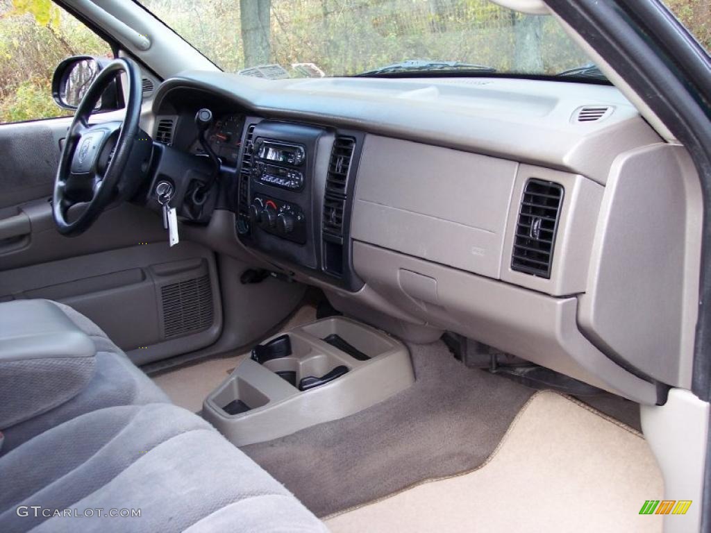 2001 Dodge Dakota SLT Quad Cab 4x4 Dark Slate Gray Dashboard Photo #39600713