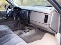 Dark Slate Gray 2001 Dodge Dakota SLT Quad Cab 4x4 Dashboard