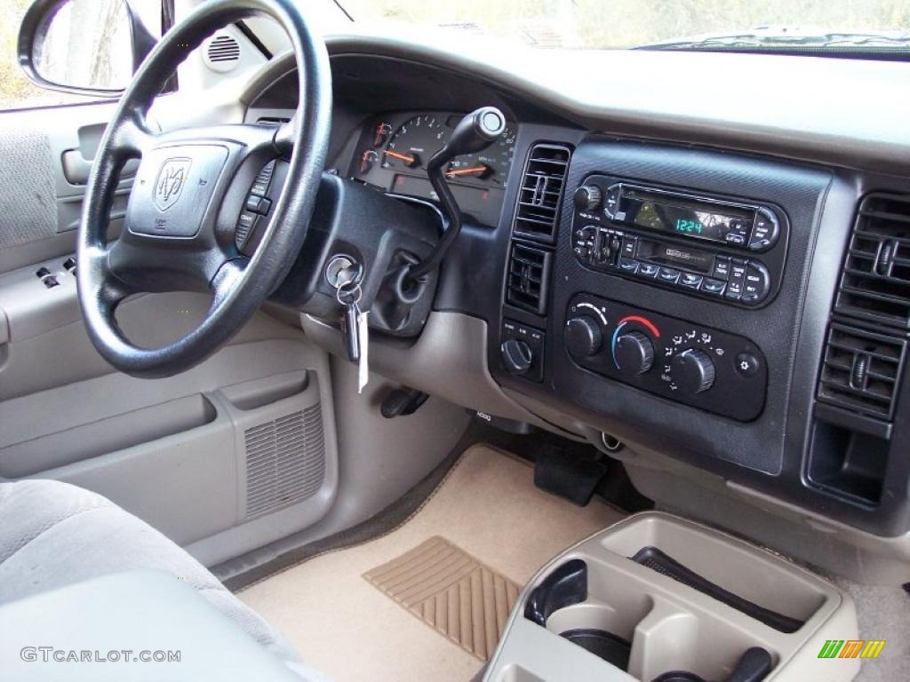 2001 Dodge Dakota SLT Quad Cab 4x4 Dark Slate Gray Dashboard Photo #39600781
