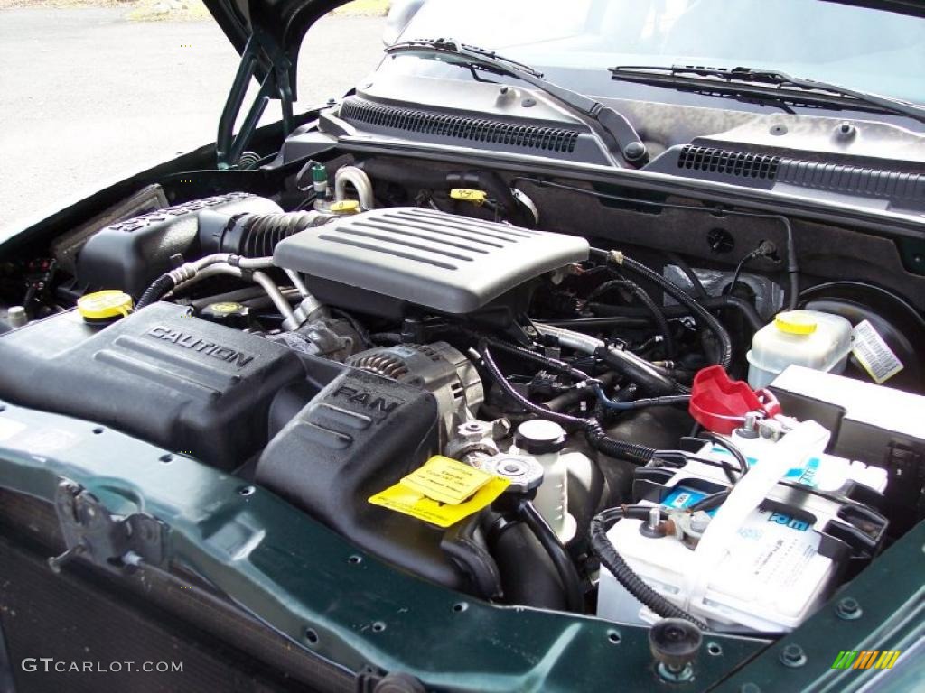 2001 Dodge Dakota SLT Quad Cab 4x4 4.7 Liter SOHC 16-Valve PowerTech V8 Engine Photo #39600869