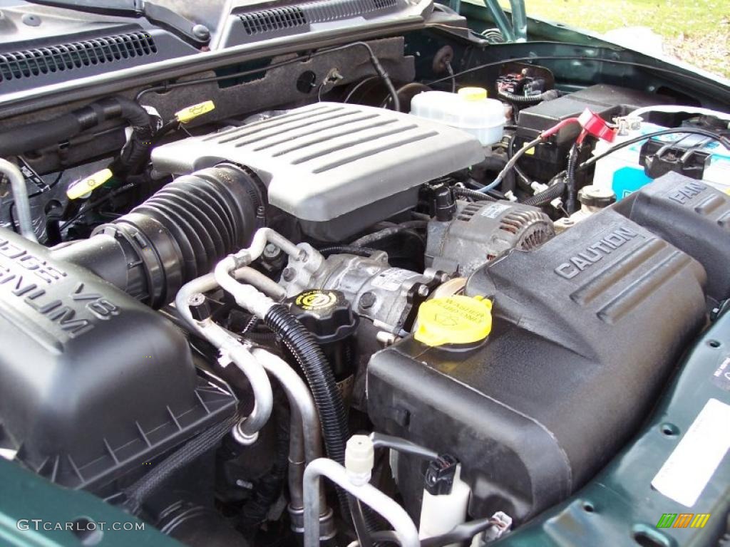 2001 Dodge Dakota SLT Quad Cab 4x4 4.7 Liter SOHC 16-Valve PowerTech V8 Engine Photo #39600885