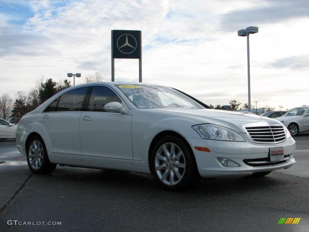 2007 S 550 4Matic Sedan - Arctic White / Cashmere/Savanna photo #3