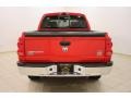 2008 Flame Red Dodge Dakota Laramie Crew Cab 4x4  photo #6