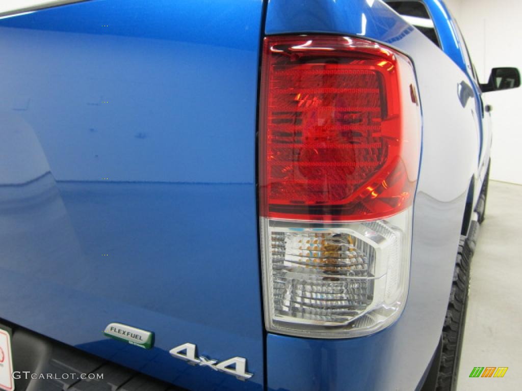 2010 Tundra SR5 Double Cab 4x4 - Blue Streak Metallic / Graphite Gray photo #17