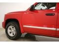 2008 Flame Red Dodge Dakota Laramie Crew Cab 4x4  photo #22