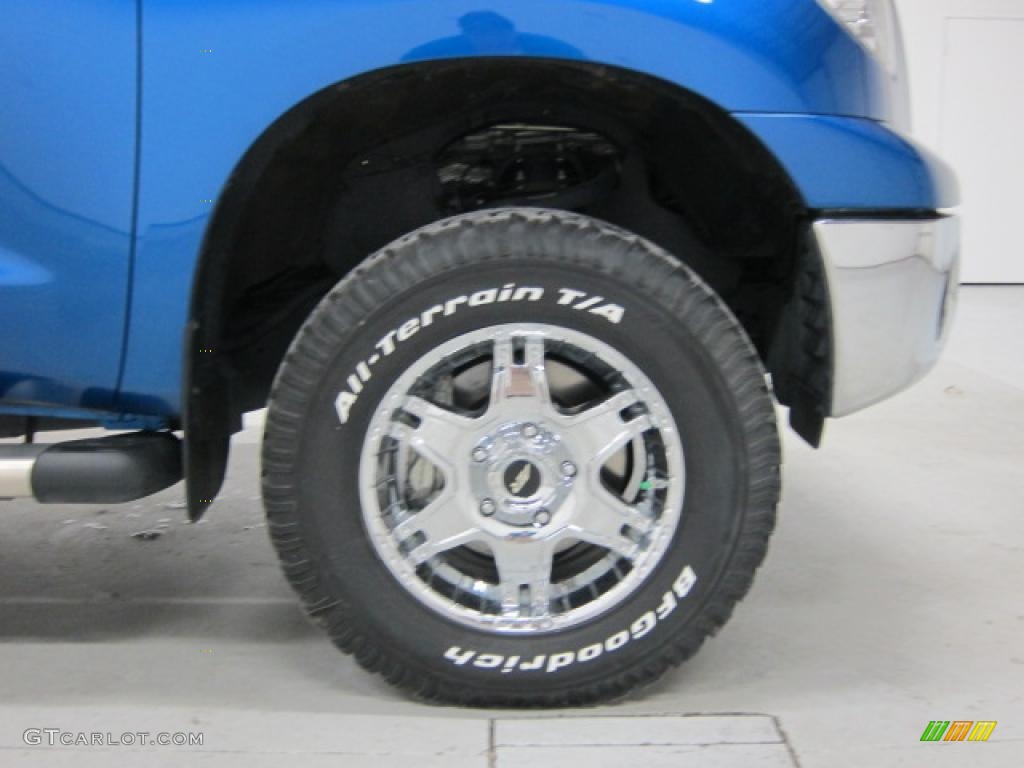 2010 Tundra SR5 Double Cab 4x4 - Blue Streak Metallic / Graphite Gray photo #42