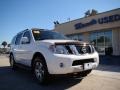 2008 White Frost Nissan Pathfinder LE 4x4  photo #2