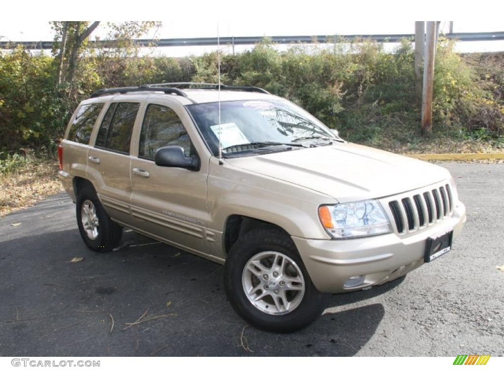 Champagne Pearl 1999 Jeep Grand Cherokee Limited 4x4 Exterior Photo #39602893