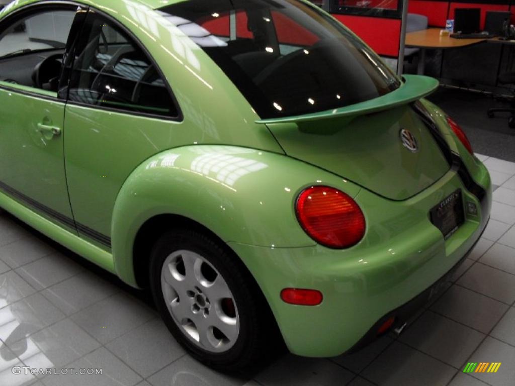 2003 New Beetle GLS Coupe - Cyber Green Metallic / Grey photo #4