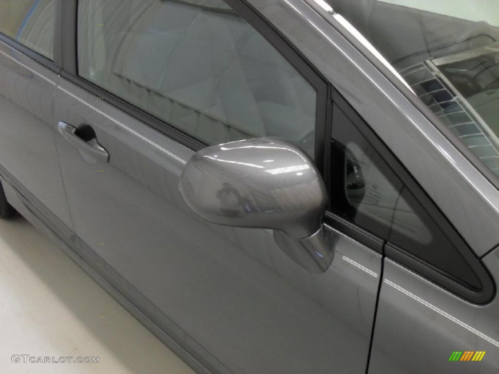 2011 Civic LX Sedan - Polished Metal Metallic / Gray photo #26