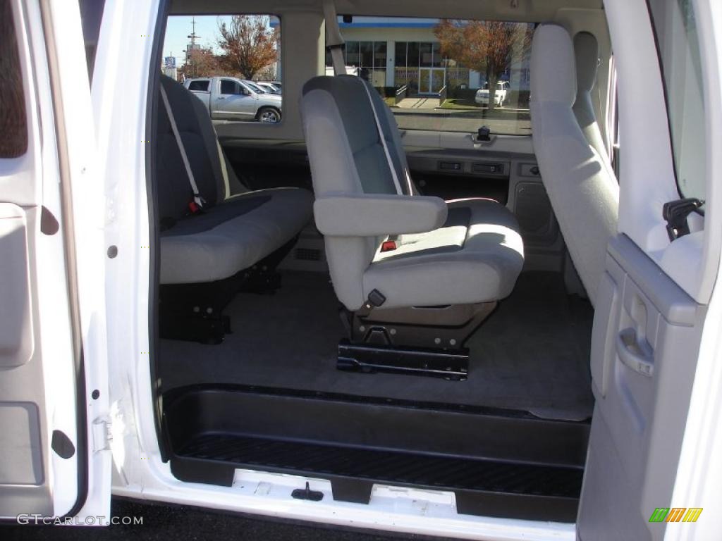 Medium Flint Interior 2010 Ford E Series Van E350 XLT Passenger Extended Photo #39605857