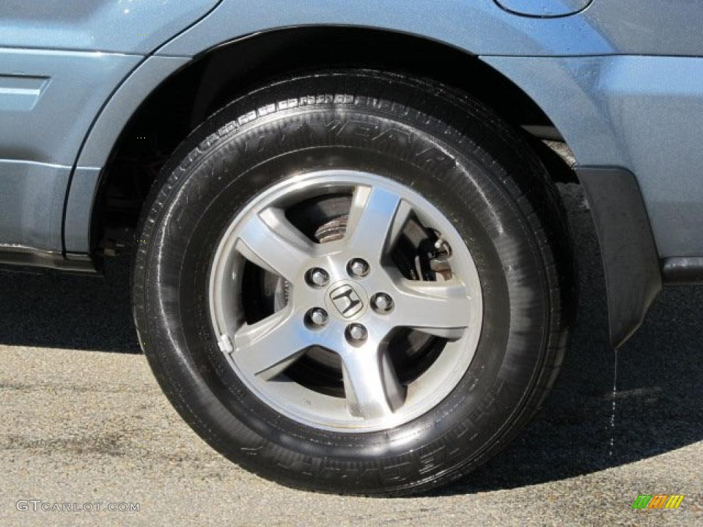 2008 Pilot EX-L 4WD - Steel Blue Metallic / Gray photo #4