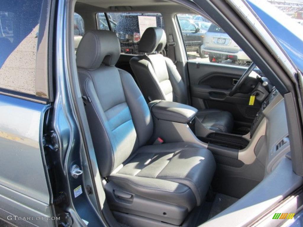 2008 Pilot EX-L 4WD - Steel Blue Metallic / Gray photo #11