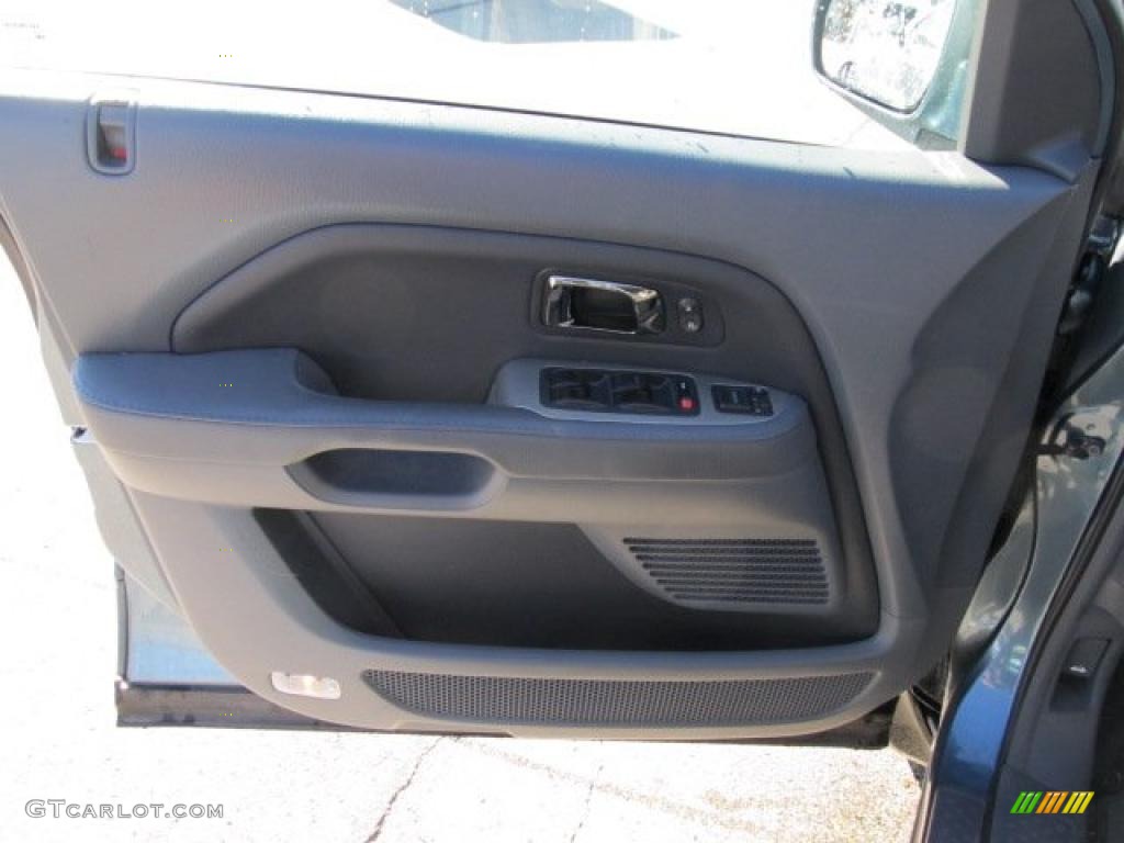 2008 Pilot EX-L 4WD - Steel Blue Metallic / Gray photo #15