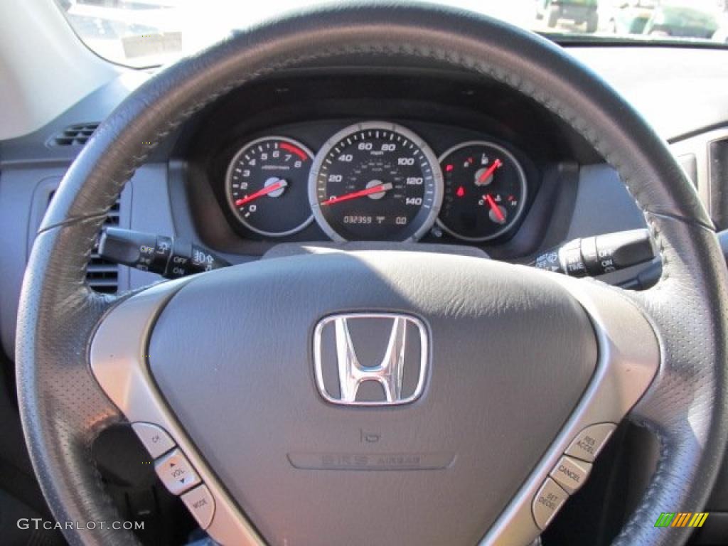 2008 Pilot EX-L 4WD - Steel Blue Metallic / Gray photo #18