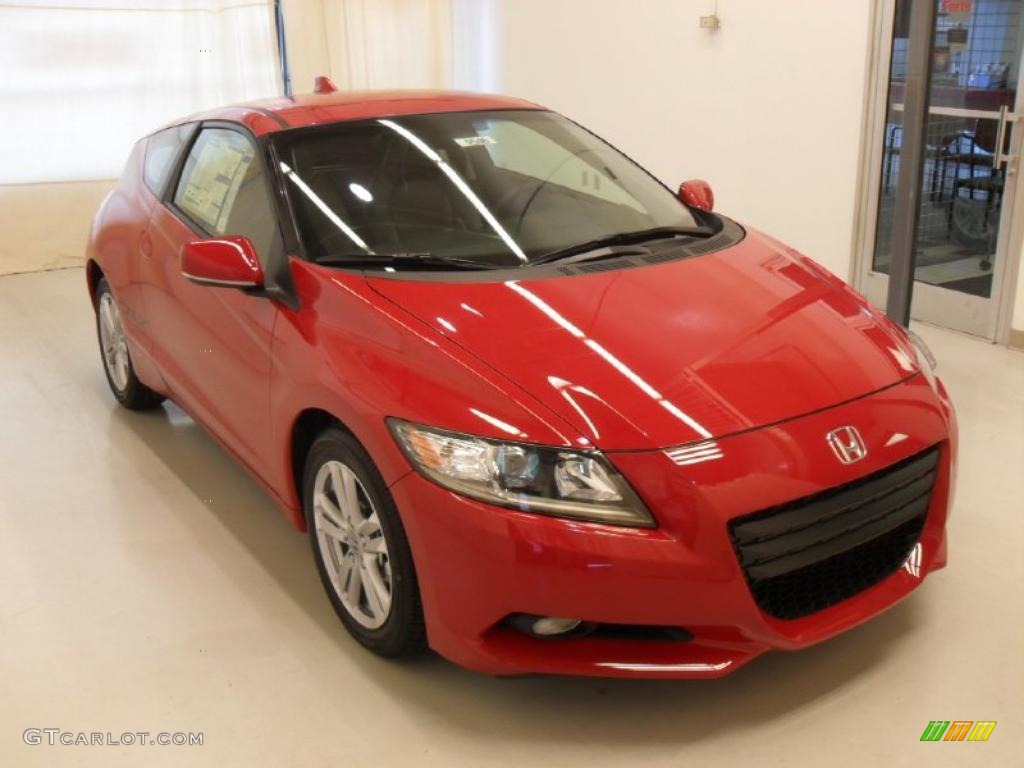 Milano Red 2011 Honda CR-Z EX Navigation Sport Hybrid Exterior Photo #39607161