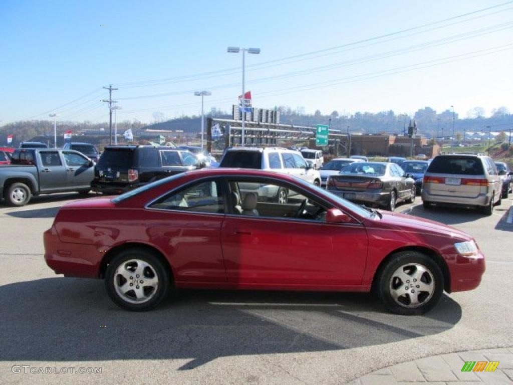 1998 Accord EX V6 Coupe - San Marino Red / Ivory photo #9