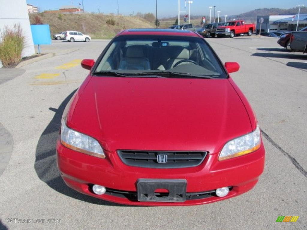 1998 Accord EX V6 Coupe - San Marino Red / Ivory photo #11