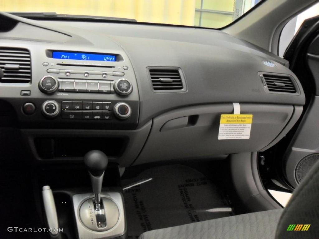 2011 Honda Civic EX Coupe Gray Dashboard Photo #39607849