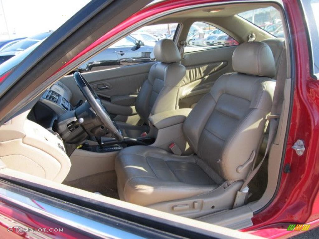 Ivory Interior 1998 Honda Accord EX V6 Coupe Photo #39607881