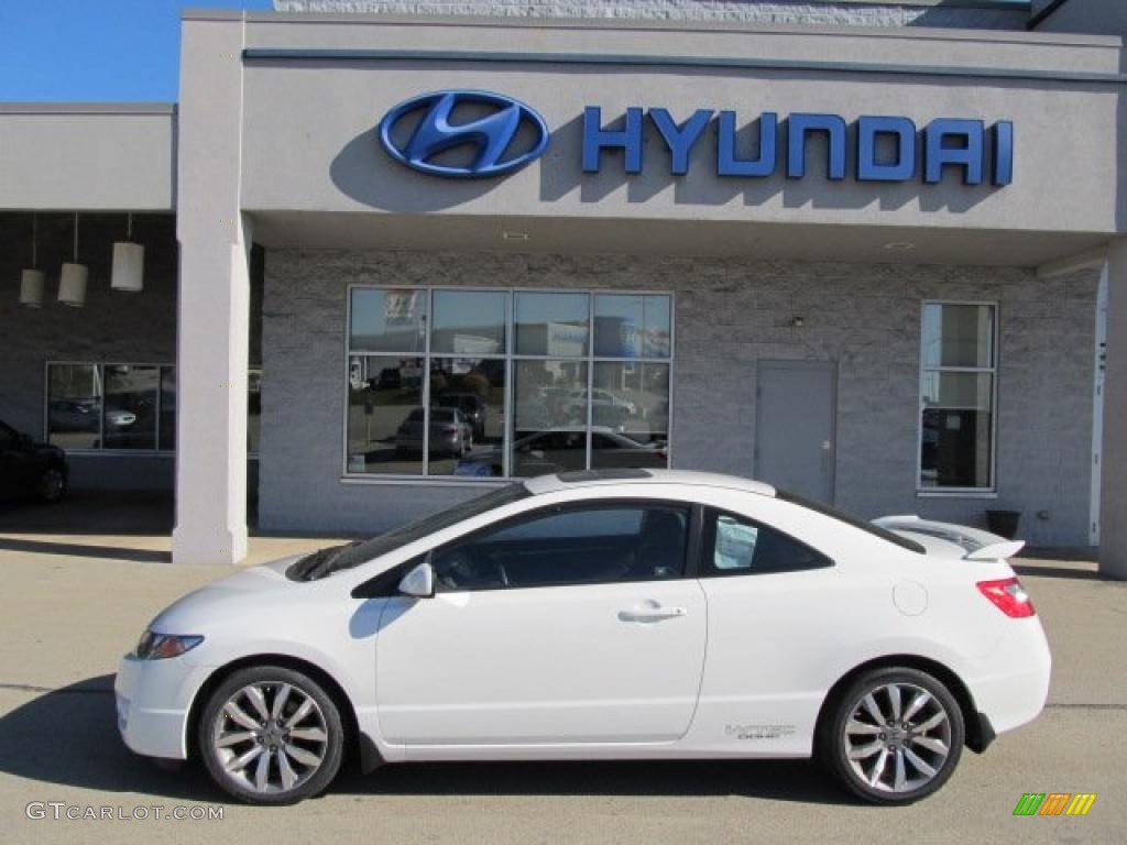Taffeta White 2009 Honda Civic Si Coupe Exterior Photo #39610537