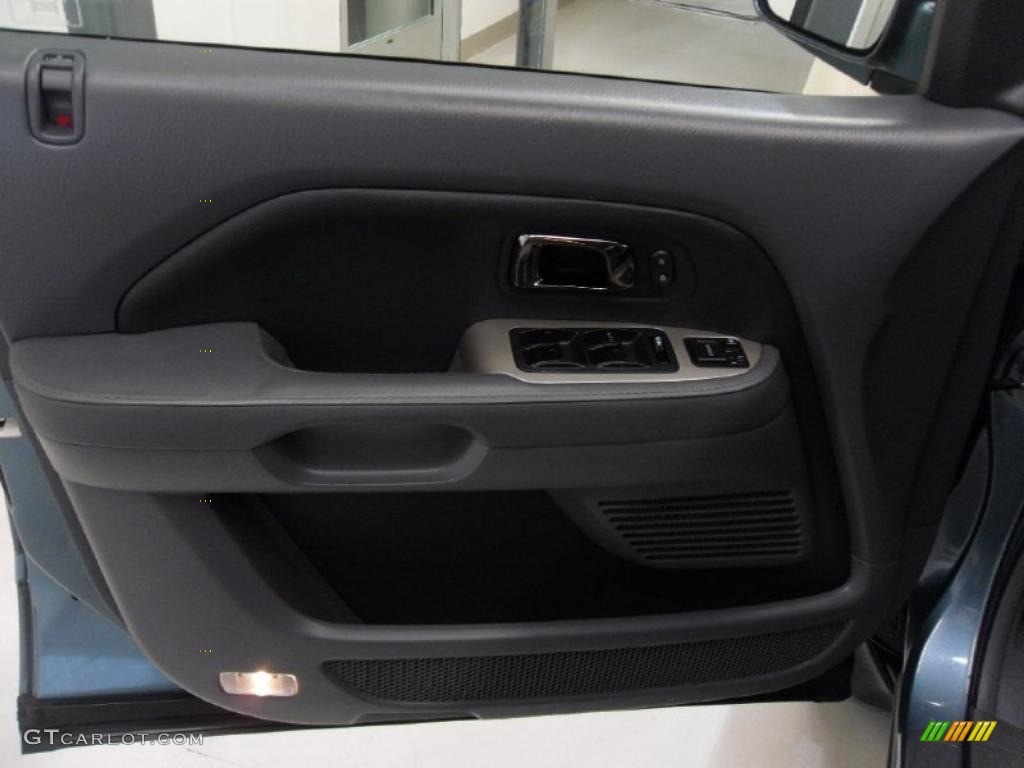 2008 Pilot EX-L - Steel Blue Metallic / Gray photo #10