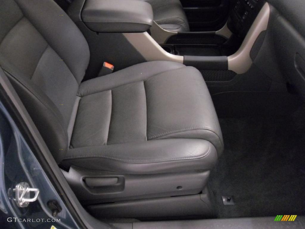 2008 Pilot EX-L - Steel Blue Metallic / Gray photo #22