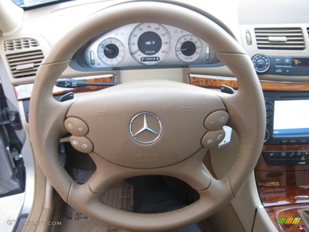 2008 E 350 Sedan - Pewter Metallic / Cashmere photo #17