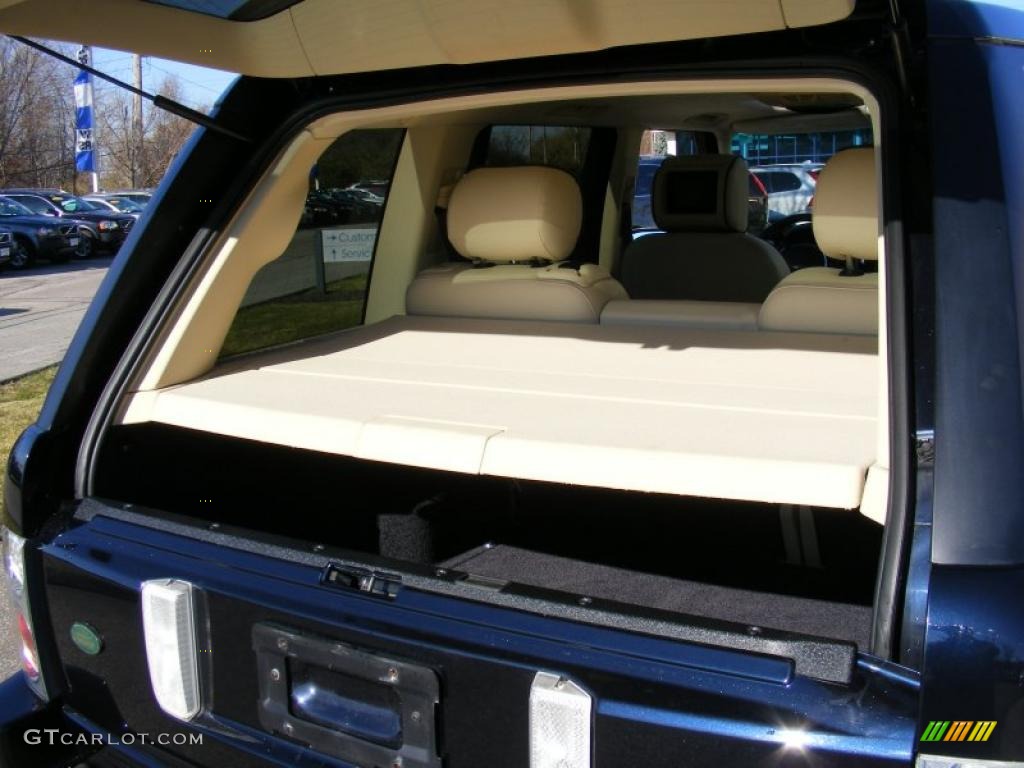 2008 Range Rover V8 HSE - Buckingham Blue Metallic / Parchment photo #29