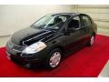 2009 Super Black Nissan Versa 1.8 S Sedan  photo #3