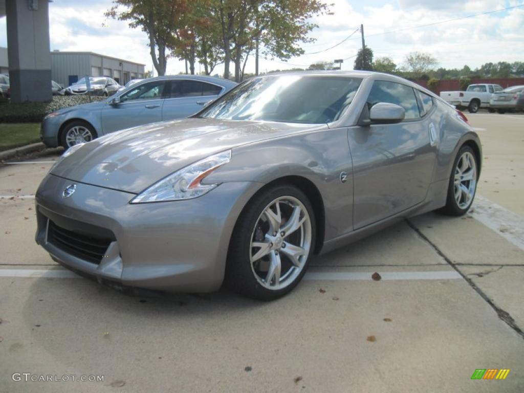 2009 370Z Sport Touring Coupe - Platinum Graphite / Gray Leather photo #1