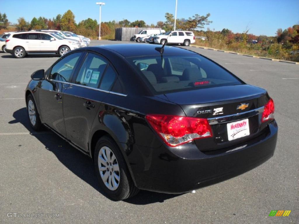 Black Granite Metallic 2011 Chevrolet Cruze LS Exterior Photo #39616473