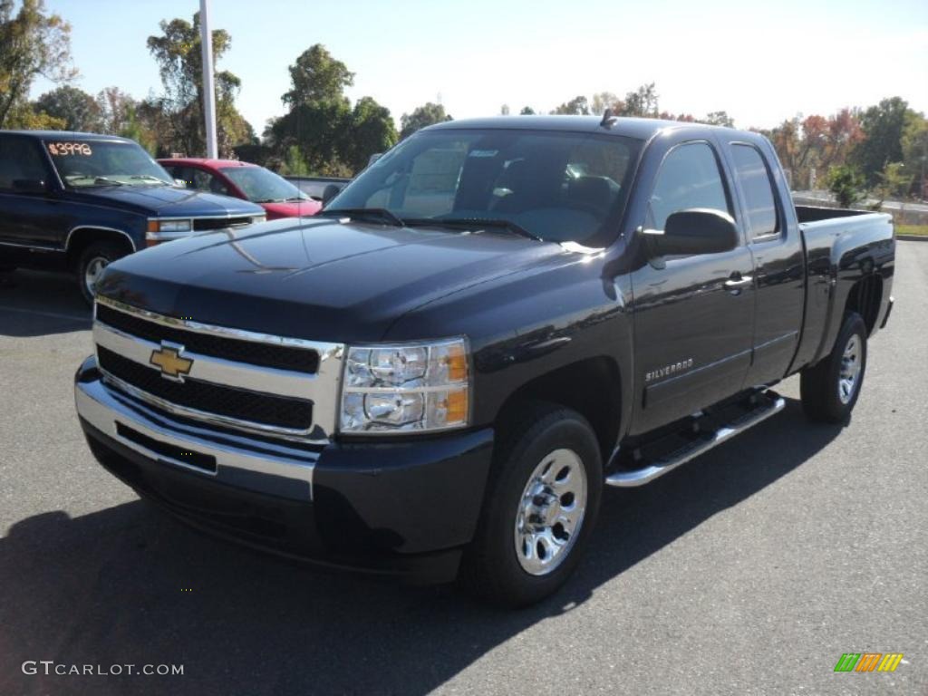 2011 Silverado 1500 LS Extended Cab - Imperial Blue Metallic / Dark Titanium photo #1