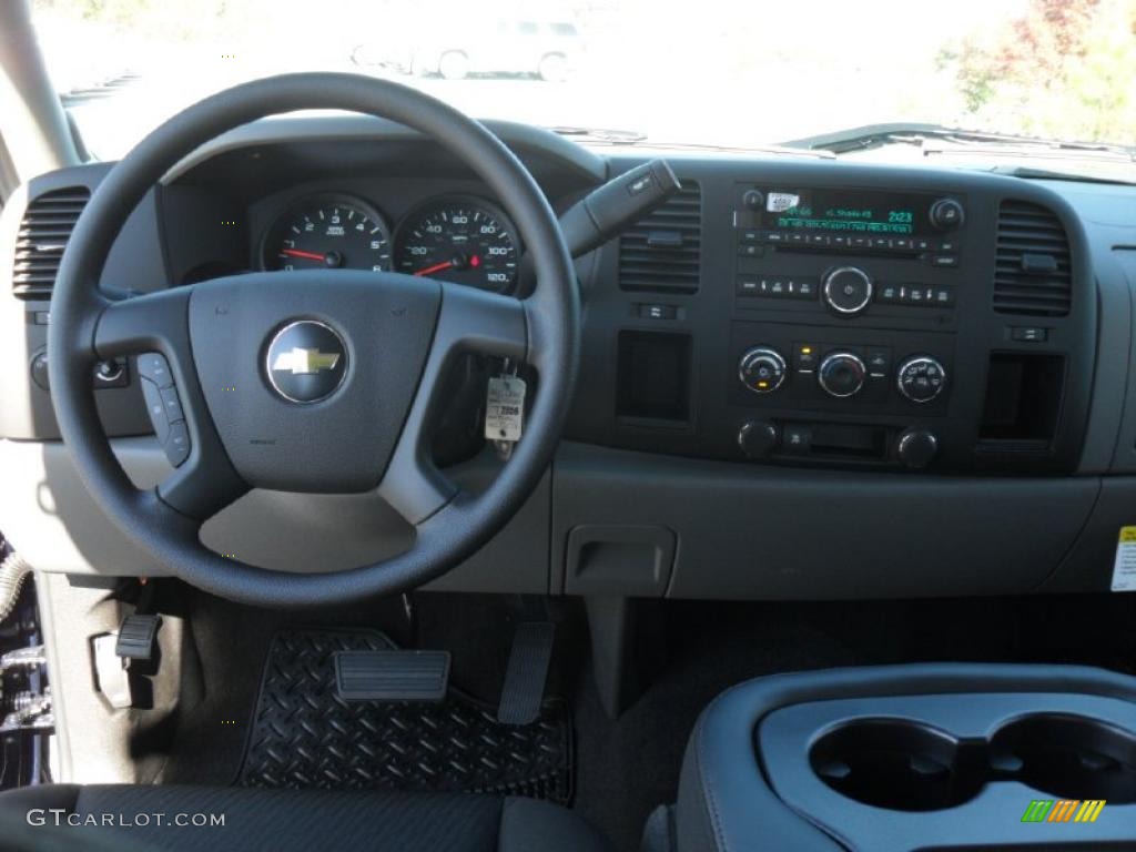 2011 Silverado 1500 LS Extended Cab - Imperial Blue Metallic / Dark Titanium photo #13