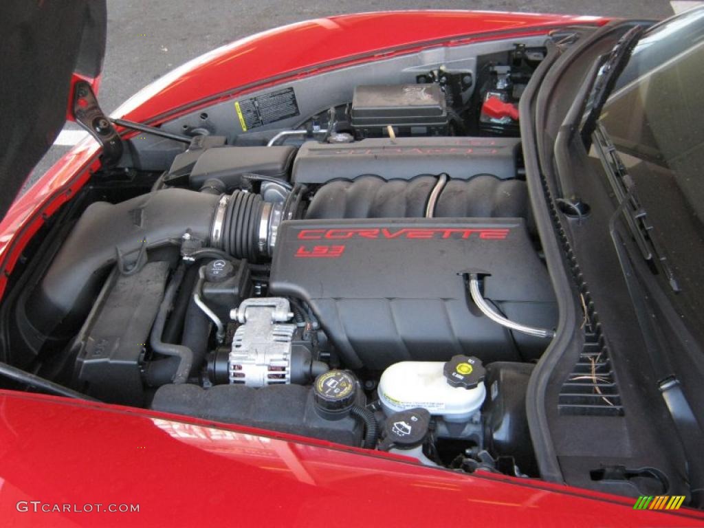 2008 Chevrolet Corvette Coupe 6.2 Liter OHV 16-Valve LS3 V8 Engine Photo #39621810